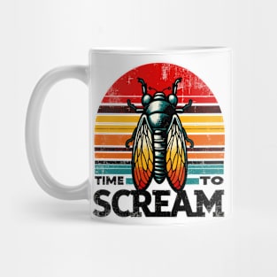 Cicada Time To Scream Mug